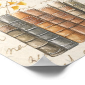 ヴィンテージ秋秋エッセンシャルブックフード美学 ポスター (角)