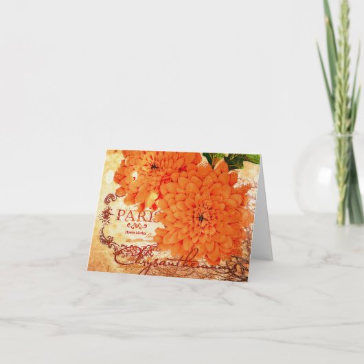 ヴィンテージ秋菊 カード (正面)