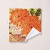 ヴィンテージ秋菊 バスタオルセット (ウォッシュタオル)