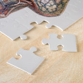 ヴィンテージ科学人間の解剖学、鼻との顔 ジグソーパズル (側面)