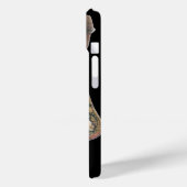 ヴィンテージ科学 人体解剖学、鼻のある顔 Case-Mate iPhoneケース (裏面 / 左)