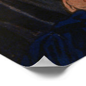 ヴィンテージ移民と自由芸術の像 ポスター (角)