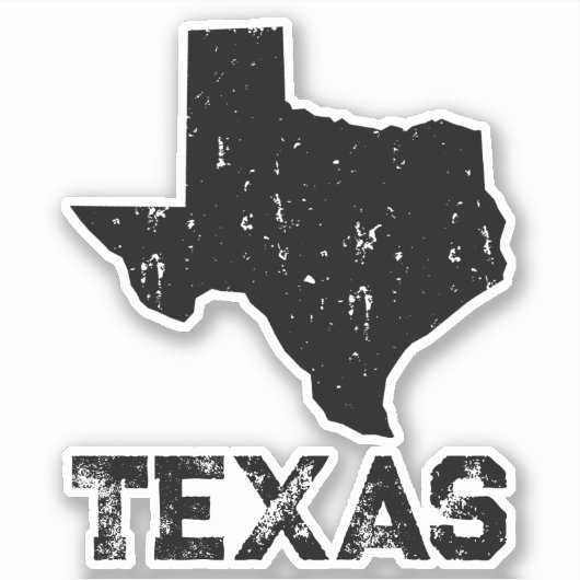 ヴィンテージ税州ビニール輪郭シール シール (正面)