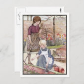 ヴィンテージ種の播種アンヌ・アンダーソン ポストカード (正面/裏面)