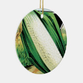 ヴィンテージ種パケットラベルアート、スイートホワイトコーン セラミックオーナメント (右)