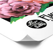 ヴィンテージ種パケットラベルアート、椿の花 ポスター (角)