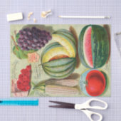 ヴィンテージ種子カタログアイオワ果実野菜 薄葉紙 (クラフト)