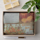 ヴィンテージ種子カタログブラジルメロンフルーツ 薄葉紙 (ギフト)