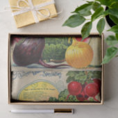 ヴィンテージ種子カタログ野菜の特産品 薄葉紙 (ギフト)