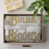 ヴィンテージ種子カタログHenderson 1896球根、植物 薄葉紙 (ギフト)