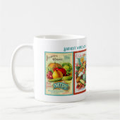 ヴィンテージ種子パケット コーヒーマグカップ (左)