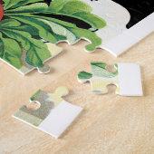 ヴィンテージ種袋ラベルアート、真っ赤な大根 ジグソーパズル (側面)