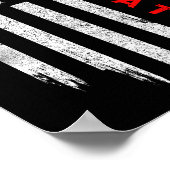 ヴィンテージ究極のフリスビースポーツ米国国旗 ポスター (角)