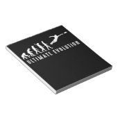 ヴィンテージ究極のフリスビースポーツ進化 ノートパッド (アングル)