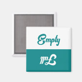 ヴィンテージ空または完全食洗機 マグネット (正面/裏面)