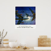 ヴィンテージ空力飛行機機関広告 ポスター (キッチン)