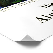 ヴィンテージ空力飛行機機関広告 ポスター (角)