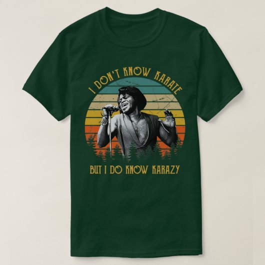 ヴィンテージ空手は知らないけどカラジーは知ってる Tシャツ (デザイン正面)