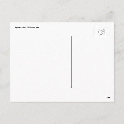 ヴィンテージ空気のようなハロウィン シーズンポストカード (裏面)