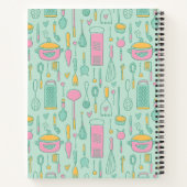 ヴィンテージ空白のレシピ調理師の入書手帳 ノートブック (裏面)