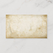 ヴィンテージ空白の汚れ紙名刺 名刺 (裏面)