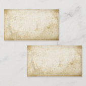 ヴィンテージ空白の汚れ紙名刺 名刺 (正面/裏面)