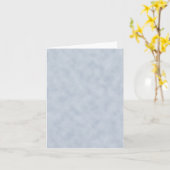 ヴィンテージ空白の・ブルー・パーチメント・ルック付きノート・カード カード (黄色い花)