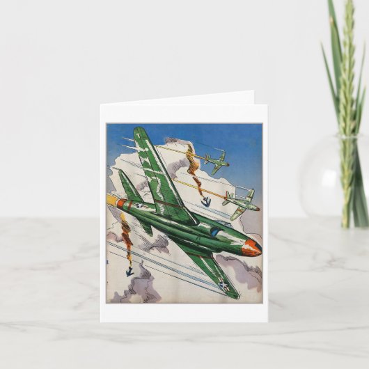 ヴィンテージ空軍米国空軍ジェット戦闘機 カード (正面)