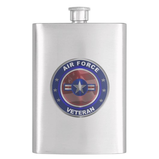 ヴィンテージ空軍記念退役軍人 フラスク (正面)