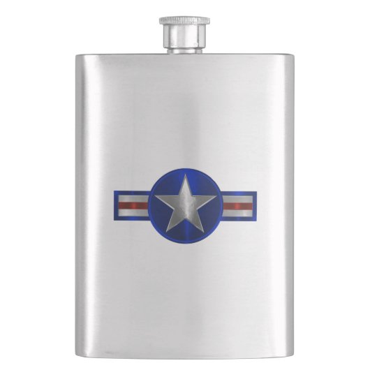 ヴィンテージ空軍退役軍人記念 フラスク (正面)