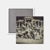 ヴィンテージ立体視ディアブラリーザデビルズデン マグネット (正面/裏面)