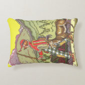 ヴィンテージ童話と北風Hauman アクセントクッション (正面)