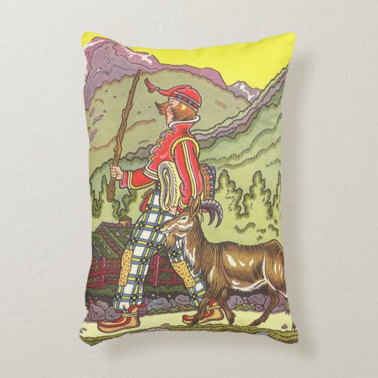 ヴィンテージ童話と北風Hauman アクセントクッション (正面(垂直))