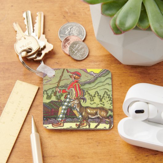 ヴィンテージ童話と北風Hauman キーホルダー (デスク)