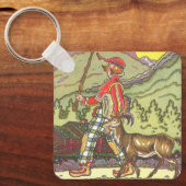 ヴィンテージ童話と北風Hauman キーホルダー (正面)