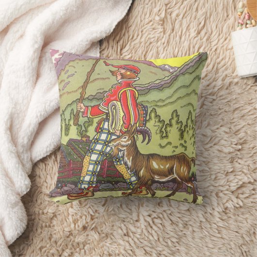 ヴィンテージ童話と北風Hauman クッション (ブランケット)