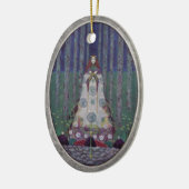 ヴィンテージ童話アート セラミックオーナメント (左)