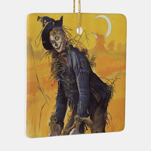 ヴィンテージ童話オズの魔法使いからのかかし セラミックオーナメント (右)