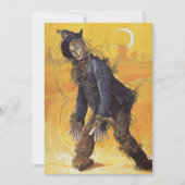 ヴィンテージ童話オズの魔法使いからのかかし 招待状 (正面)