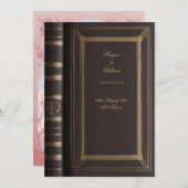 ヴィンテージ童話ストーリーブック結婚式招待状 招待状 (正面/裏面)