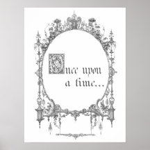 ヴィンテージ童話ブックカバーポスター