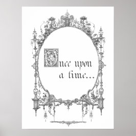 ヴィンテージ童話ブックカバーポスター ポスター