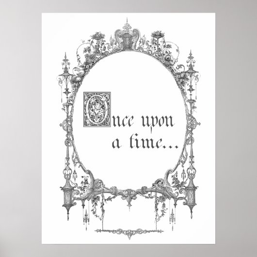 ヴィンテージ童話ブックカバーポスター ポスター (正面)