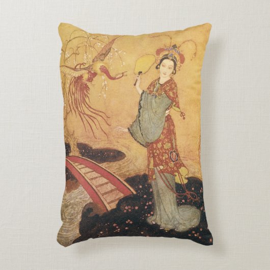 ヴィンテージ童話プリンセスバドゥラエドムンドゥラック アクセントクッション (正面(垂直))