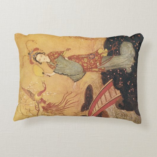 ヴィンテージ童話プリンセスバドゥラエドムンドゥラック アクセントクッション (裏面)