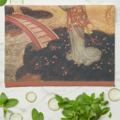 ヴィンテージ童話プリンセスバドゥラエドムンドゥラック キッチンタオル (折り畳み)