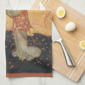 ヴィンテージ童話プリンセスバドゥラエドムンドゥラック キッチンタオル (四つ折り)