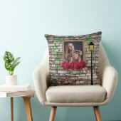 ヴィンテージ童話自転車バラガーリーフォトフレーム クッション (椅子)