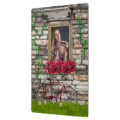 ヴィンテージ童話自転車バラガーリーフォトフレーム クリップボード (左)