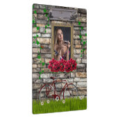 ヴィンテージ童話自転車バラガーリーフォトフレーム クリップボード (右)